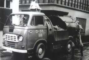 昭和30年代のバックオール車